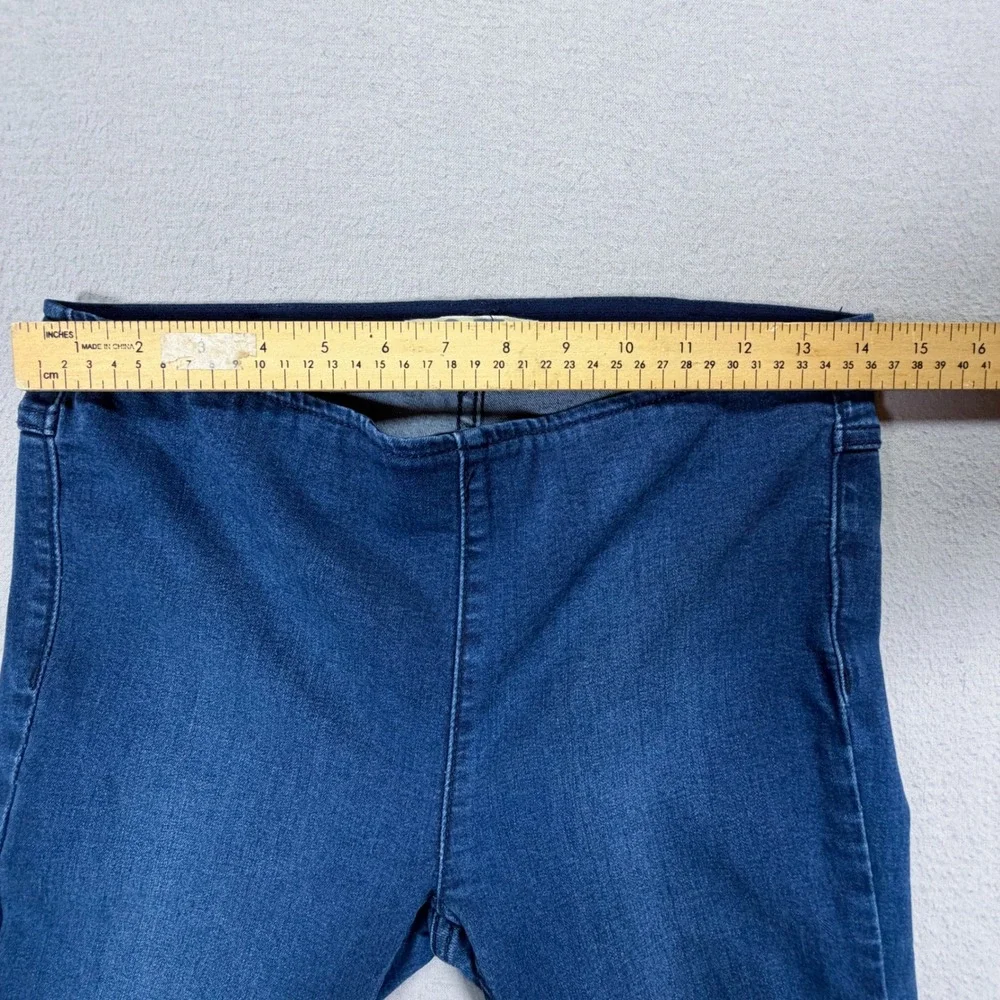 We‎ The Free Flare Jeans Womens 27 Blue Pull On Penny Boho High Rise